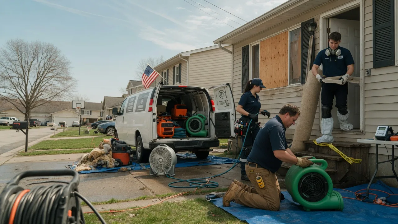 Water Damage Restoration in Sailor Springs, IL near me